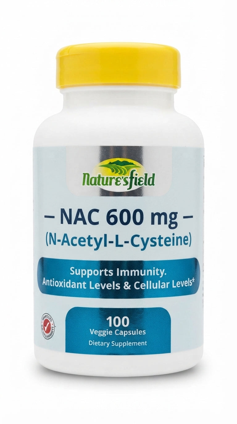 - NAC 600MG- (N-ACETYL-L- CYSTEINE) X100