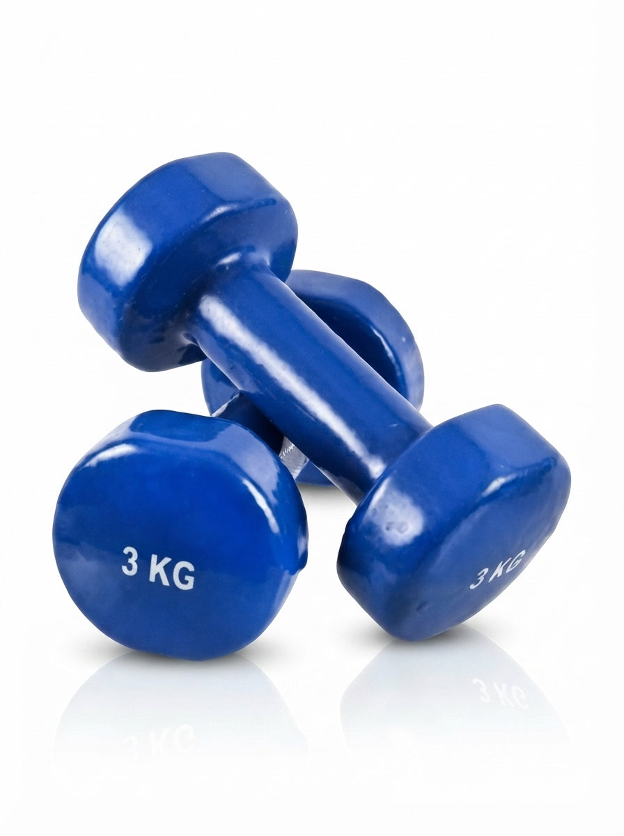 3kg Vinyl Dumbbell – Pair