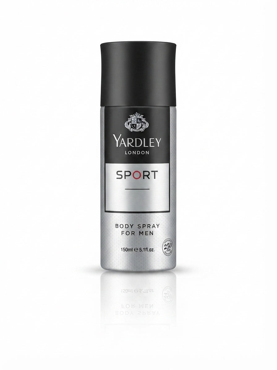 Yardley London Sport Body Spray for Men 150ml (5.1 fl oz)