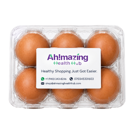 Farm Fresh Eggs 6 Piece Crate
