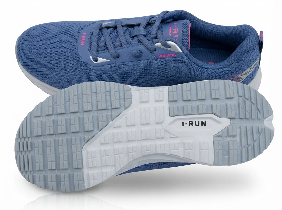 I-Run Blue Running Shoes