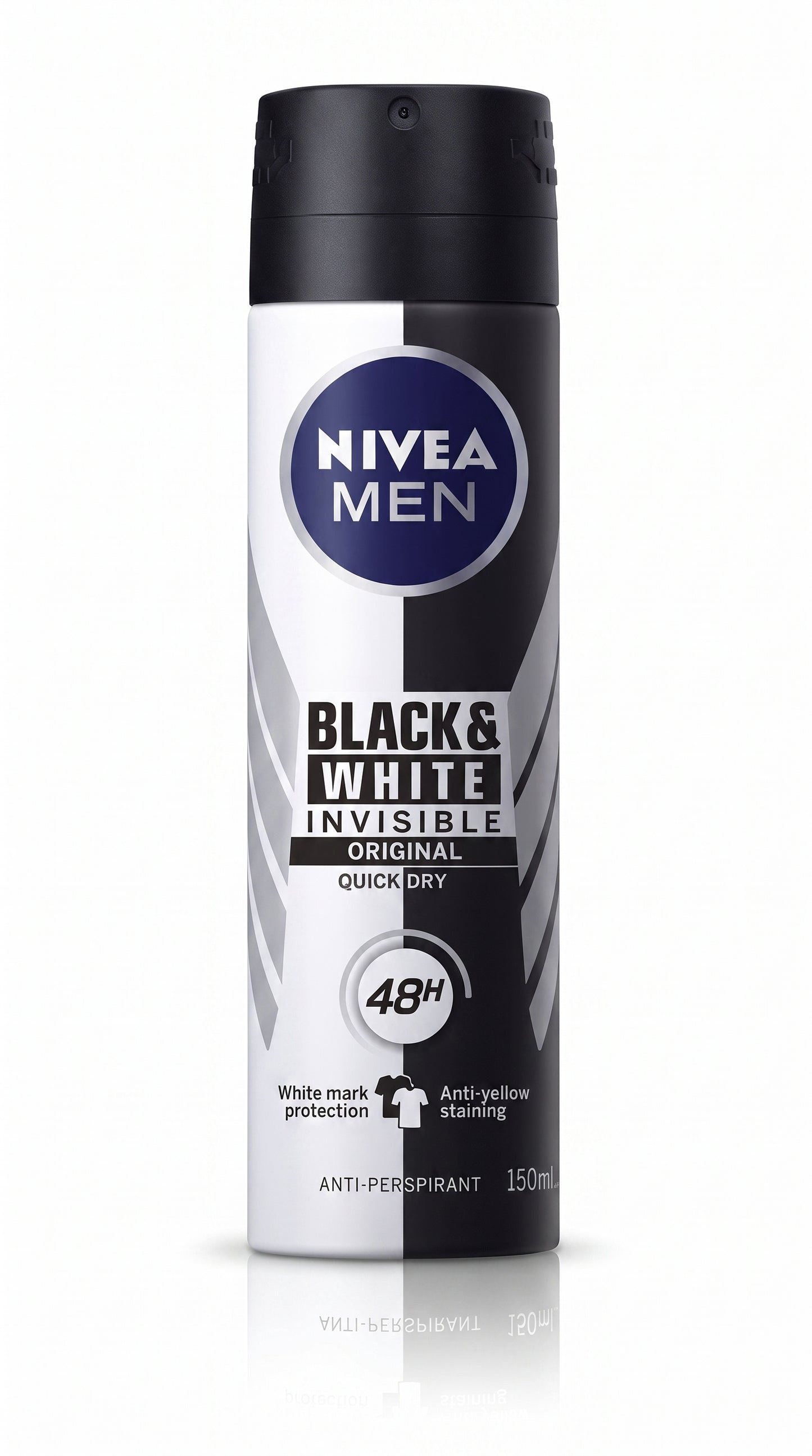 Nivea Black & White Invisible Original Spray (Men)