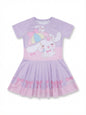 Bunny Print Swim Dress