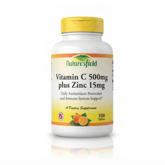 Vitamin C 500MG plus Zinc 15MG  X 100