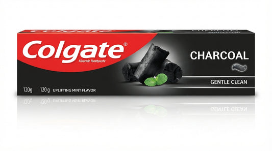 Colgate Charcoal Fluoride Toothpaste, Gentle Clean 120g