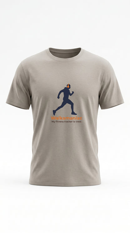 Walkamaniac "My Fitness Tracker is Tired" T-Shirt