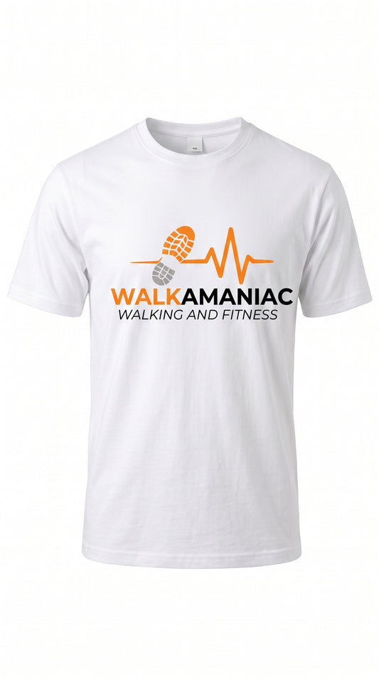 Walkamaniac "Walking and Fitness" T-Shirt