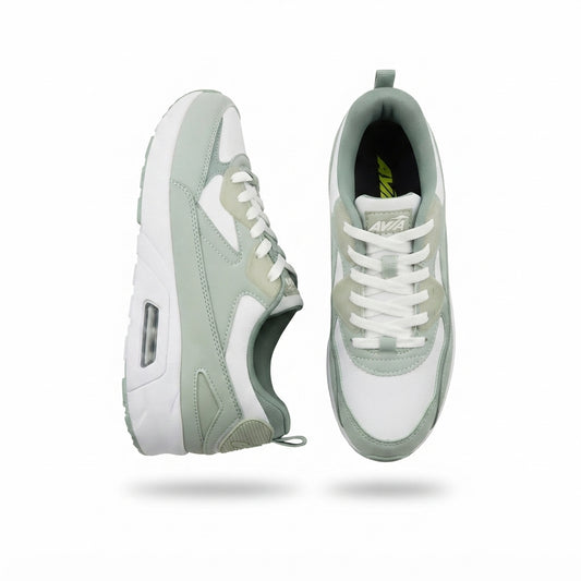 Avia White & Sage Sneakers