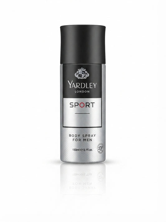 Yardley London Sport Body Spray for Men 150ml (5.1 fl oz)