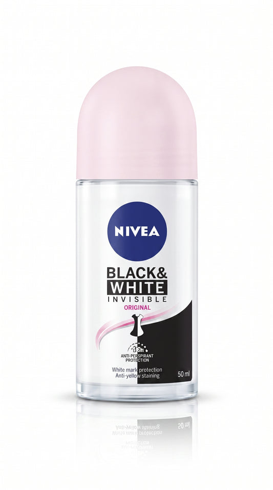 Nivea Black & White Invisible Original Roll-On (Female)