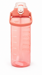 Motivational Time-Marker Water Bottle (Coral)