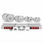 50kg Chrome Dumbbell with Barbell & Box