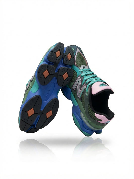 New Balance 9060 Sneakers (Green & Blue)