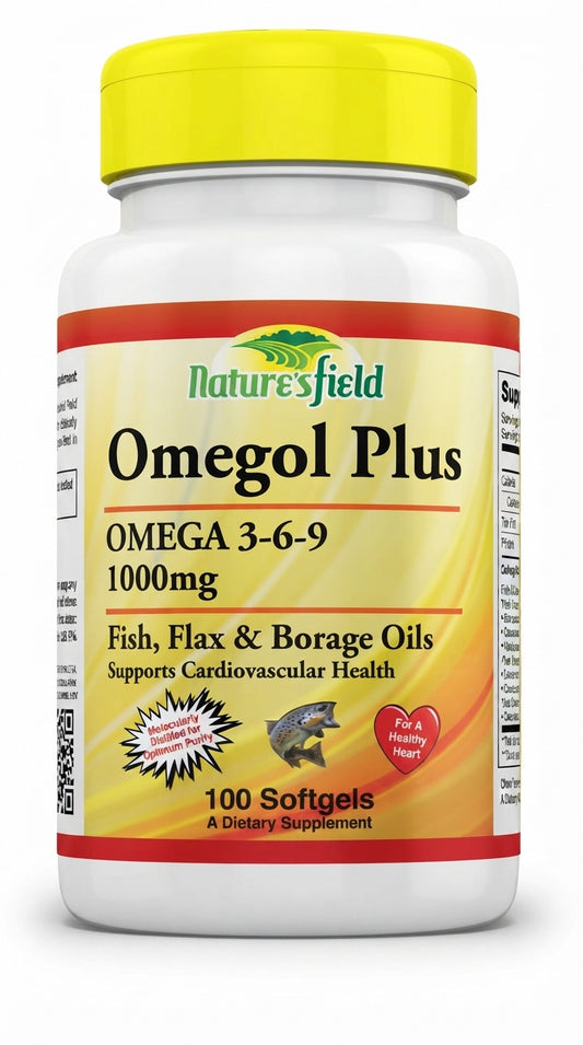 Omegol plus (OMEGA 3-6-9) 1000MG X 100
