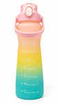 Motivational Time-Marker Water Bottle (Pastel Ombré)