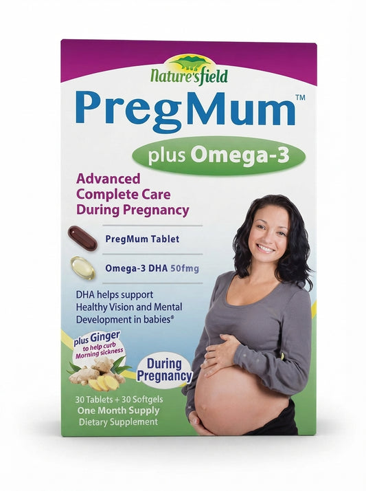 Pregmum Plus Omega -3 X60 TAB