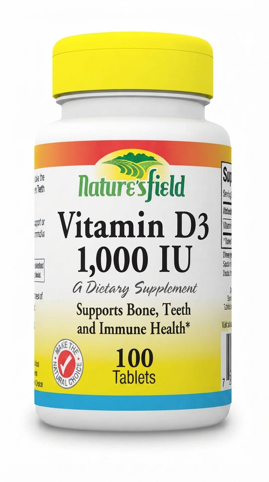 Vitamin D3 1,000IU X100