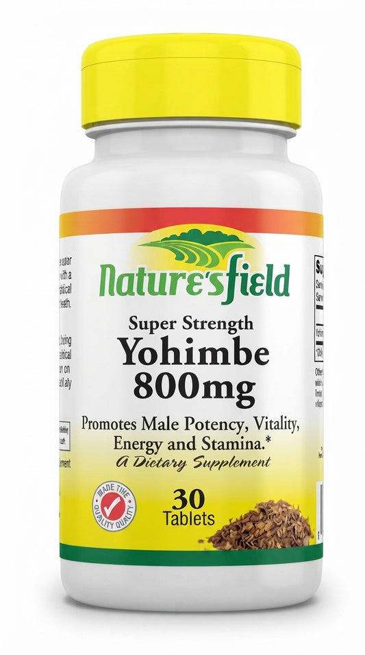 SUPER STRENGTH YOHIMBE 800MG X 30